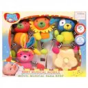 Állatos kiságyra szerelhető zenélő, forgó  HA900