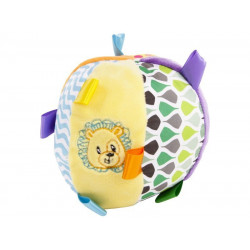 Puha oroszlán csörgőlabda bébijáték