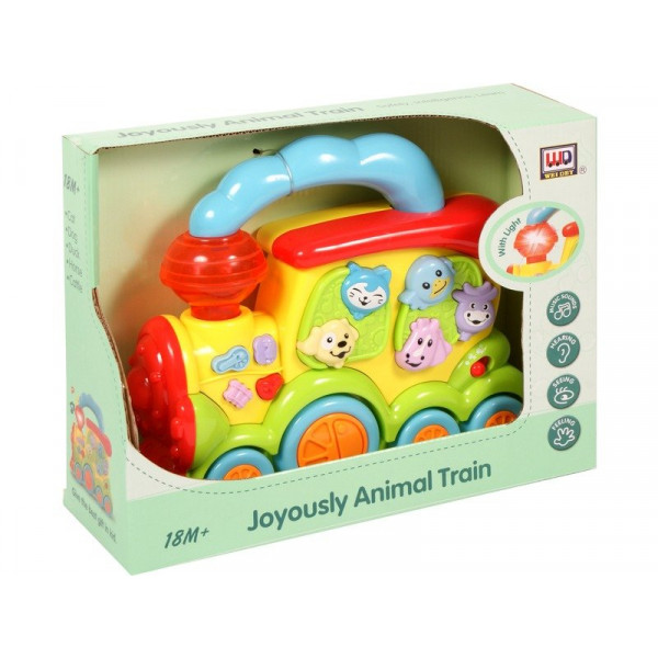 Zenélő, világító állatvonat WD3635