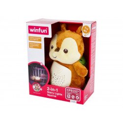 Winfun: 2 az 1-ben mókusos altató Bébijáték, kellék Winfun