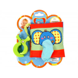 Állatfigurás soft bébikönyv BB203 Bébijáték, kellék Biba