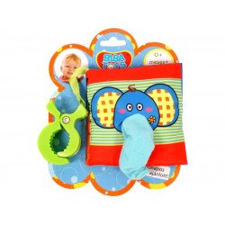 Állatfigurás puha bébikönyv Bébijáték, kellék Biba Toys