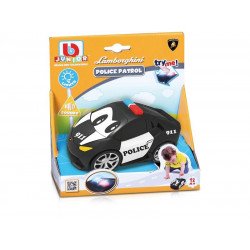 Bburago Jr. - Lamborghini rendőrautó 16-81206 Bébijáték, kellék Bburago