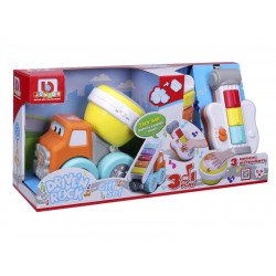 Bburago Jr. - teherautó hangszerekkel 16-89034 Bébijáték, kellék Bburago