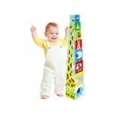 Bébi állatos toronyépítő kocka 8 darabos készlet