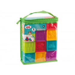 Bébi puha játékkockák 9 db. 3042 Bébijáték, kellék TOY HERO