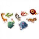 Bébi puzzle - 8 afrikai állat 14774