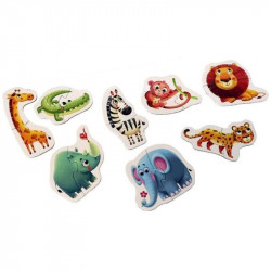Bébi puzzle - 8 afrikai állat 14774