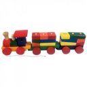 Színes 18 darabos favonat