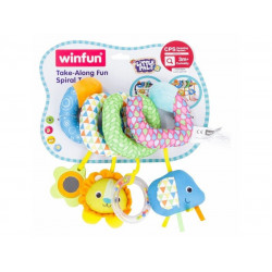Winfun: Kiságyra, babakocsira tekerhető plüss Bébijáték, kellék Winfun