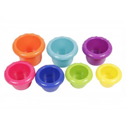 Toronyépítő játék 7 db-os készlet 3049A Bébijáték, kellék TOY HERO