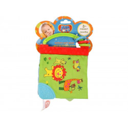 Textil bébijáték  - mesekönyv rágókával LT208 Bébijáték, kellék Biba