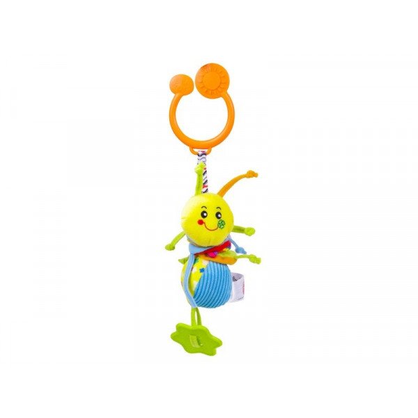 Zizegő százlábú textil bébijáték