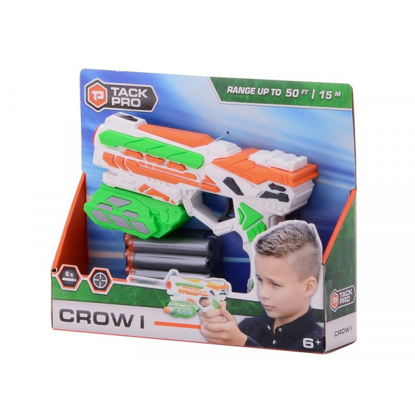 Tack Pro 18 cm játékpisztoly 6 db szivacslöv