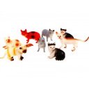 Cicák, 7,5 cm, 8 db HB305/8