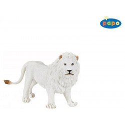 Fehér hím oroszlán 50074 Állatfigura, állatszett PAPO