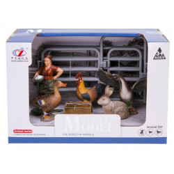 Háziállat játékszett, 3 féle 820403134 Állatfigura, állatszett REGIO