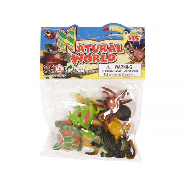 Hüllők, 6 db/csomag 6,5 cm HB 619/6