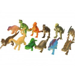 Műanyag dinó 13 cm 12 féle H9908 Állatfigura, állatszett REGIO