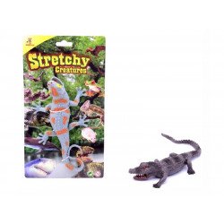 Nyújtható krokodil, 2 féle 26706 Állatfigura, állatszett REGIO