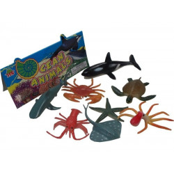 Tengeri állatok 8 db HB2501 Állatfigura, állatszett REGIO