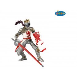 Sárkány pajzsos páncélos katona/piros/39386 Mesefigura PAPO