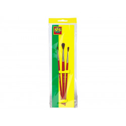 Ecset szett - 3 db 00390 Festés, színezés, rajzolás SES