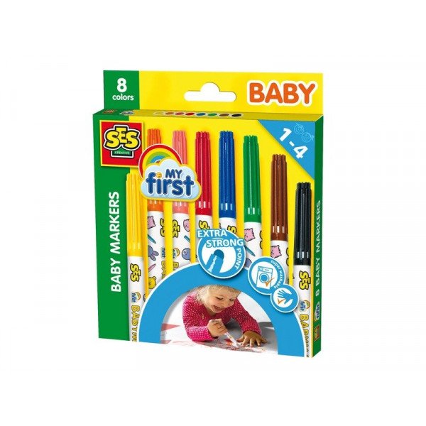 Filctoll - gömbölyű hegyű, 8 db 00299