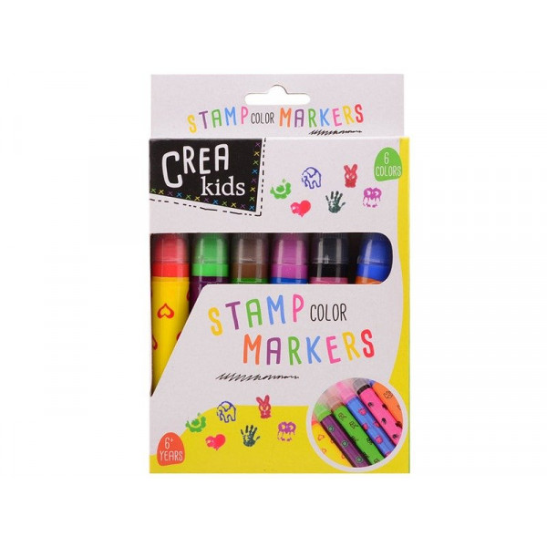 Nyomdás filctoll 6 db/csomag 28310