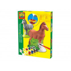 Gipszkiöntő játék -3D  lovacska 01211 Gipszkiöntő SES