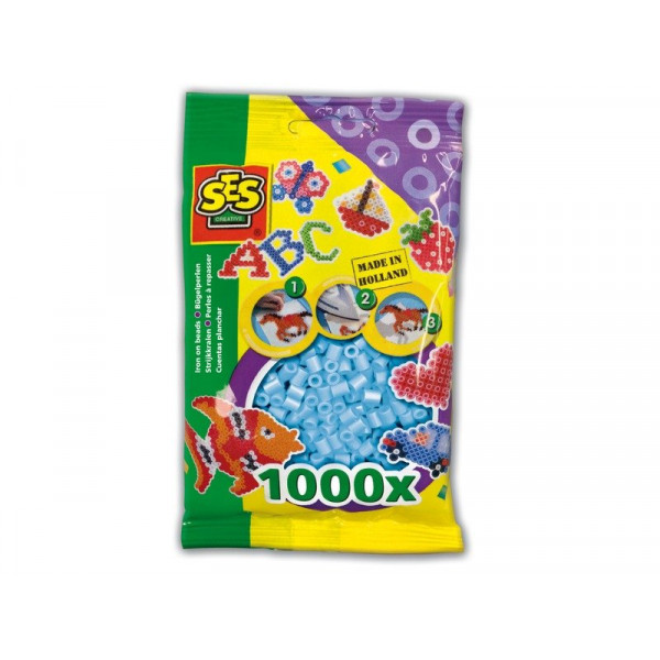 Vasalható gyöngy - 1000 db világoskék 00714