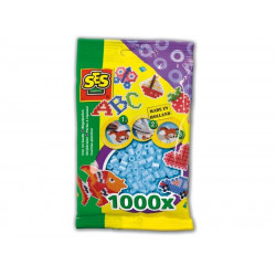 SES: Vasalható gyöngy 1000 darabos - világoskék Gyöngy, gyöngyfűző SES