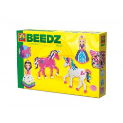 SES Unikornisok és hercegnők vasalható gyöngy készlet Gyöngy, gyöngyfűző SES