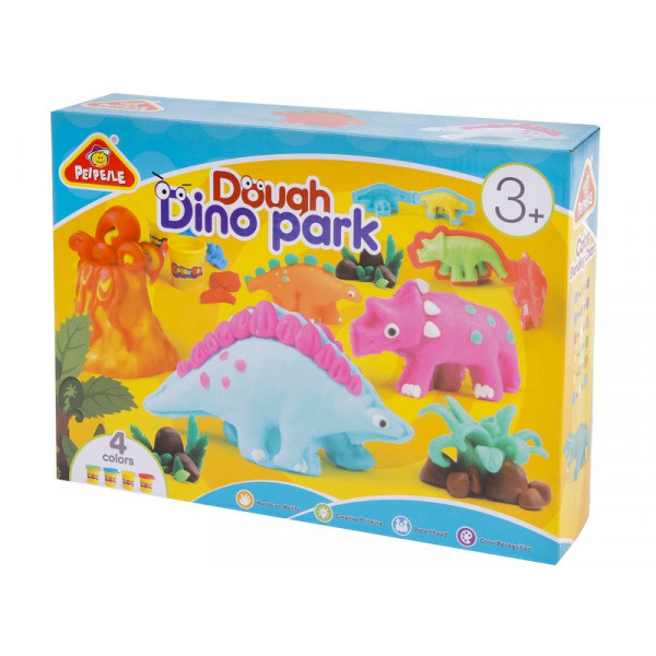 Dínó park gyurmaszett CN0013