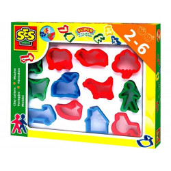 SES gyurma kinyomó 12 darabos készlet Gyurma SES