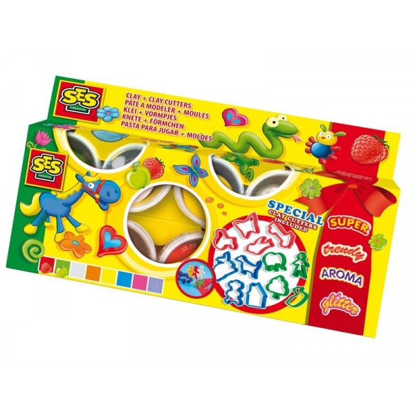 Gyurma szett - 8 szín + 12 kinyomó forma 00498