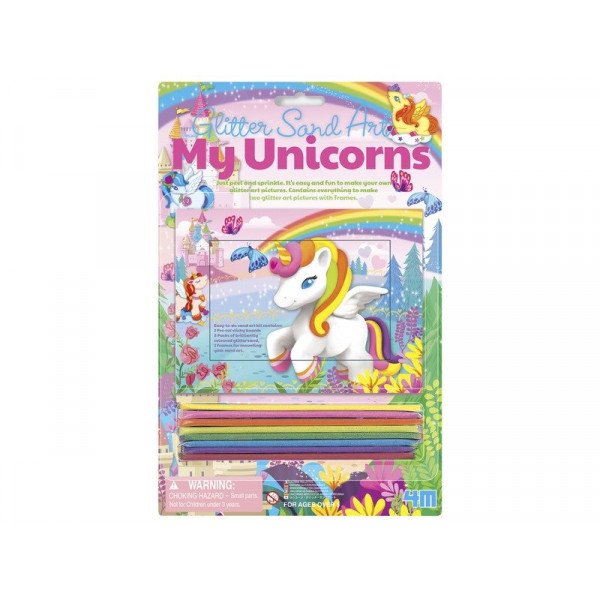 Csillogó homokkép készítő Unikornis 04749