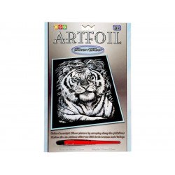 Ezüst képkarcoló-Szibériai tigris Kreatív készlet REGIO