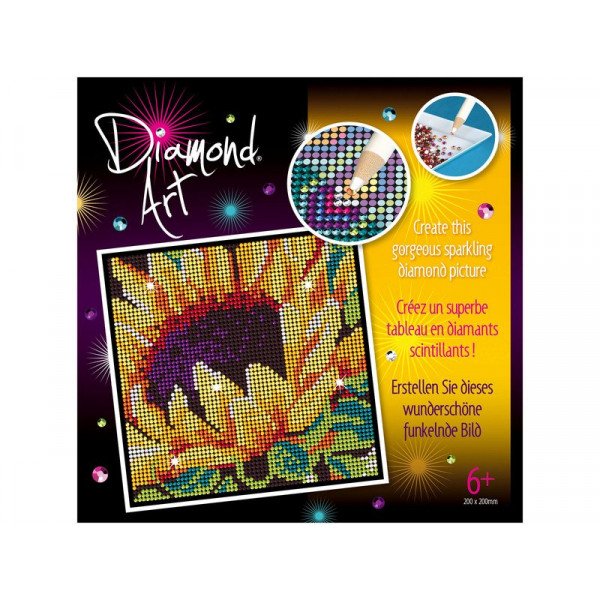 Gyémántszemes kirakó szett - Napraforgó 2024