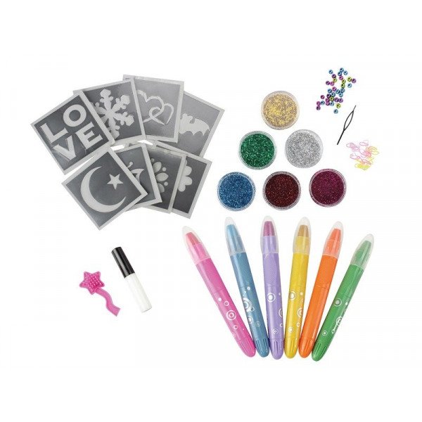 Hajkréta és csillámtetoválás szett 520301867