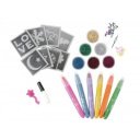 Hajkréta és csillámtetoválás szett 520301867