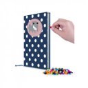 Pixie napló kék-rózsaszín pöttyös PXN-12-84