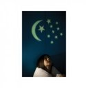 Sötétben világító hold és csillagok 05215