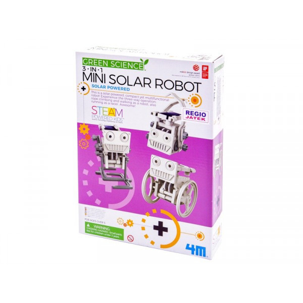 3 az 1-ben mini napelemes robot 3377