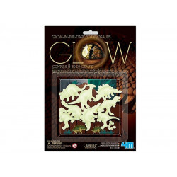 4M sötétben világító dínó készlet Tudományos játék 4M