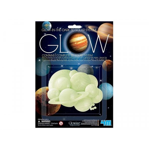 Foszforeszkáló naprendszer bolygói 3D.05423