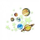 4M sötétben világító bolygó és csillag készlet