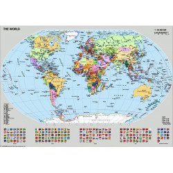 Puzzle 1000 db - Világtérkép 156528