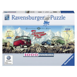 Puzzle 1000 db - VW kisbuszok 15102 1000-2999 darabos puzzle Ravensburger