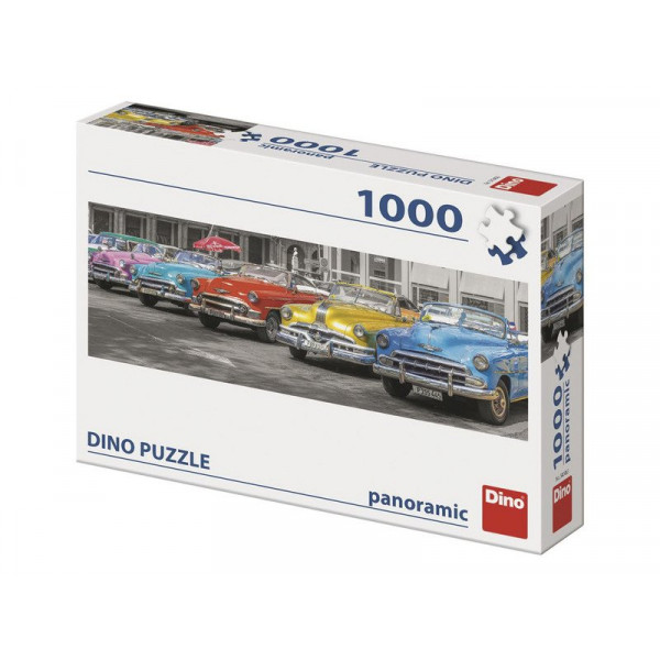Puzzle 1000 db panoráma - autótalálkozó 545465